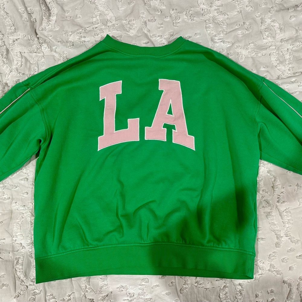 Green & Pink Crewneck from H&M